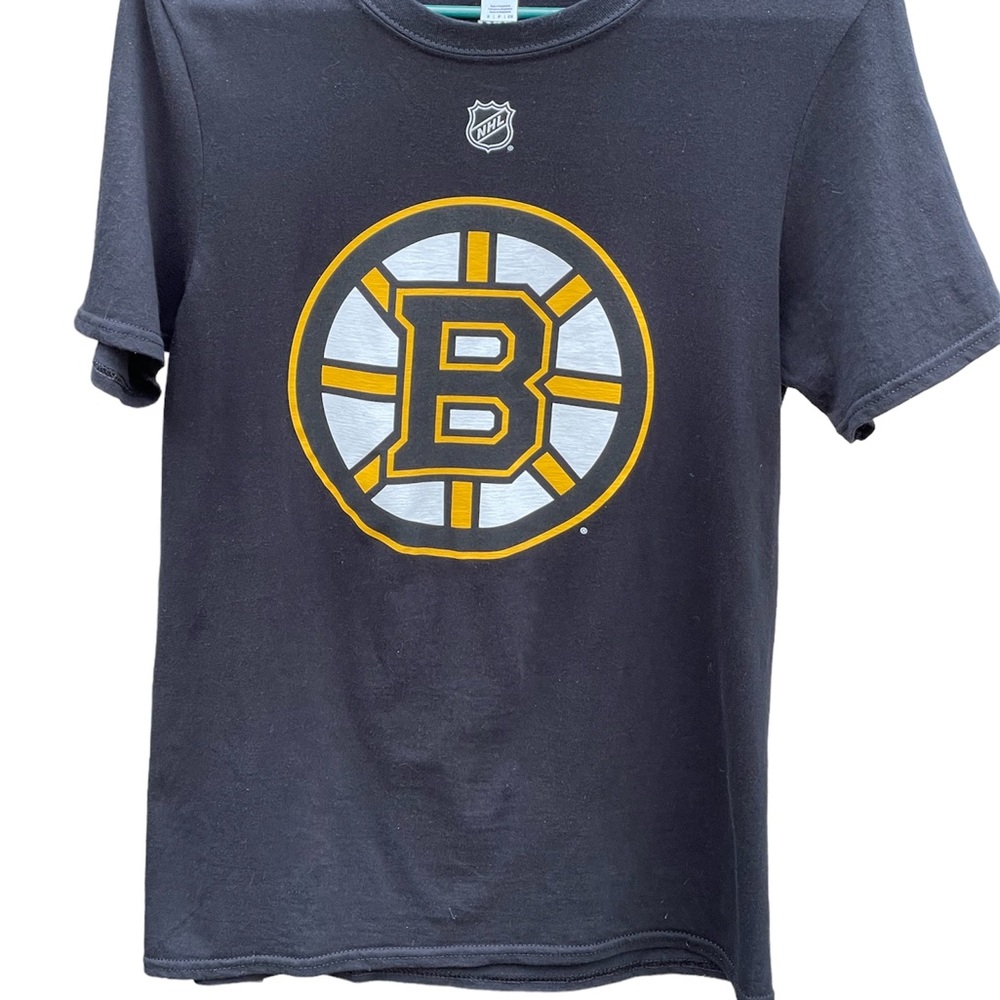 Men's Boston Bruins David Pastrnak Fanatics Team Authentic Name & Number T-Shirt